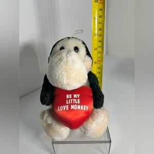 Vintage Bloom County Opus N' Bill Plush 6” Be My Little Love Monkey Penguin
